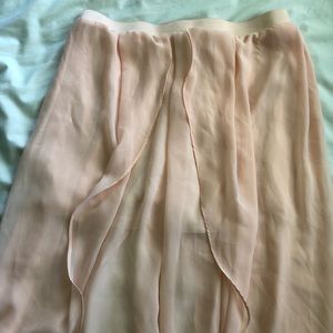Soft Pink Forever 21 Maxi Skirt